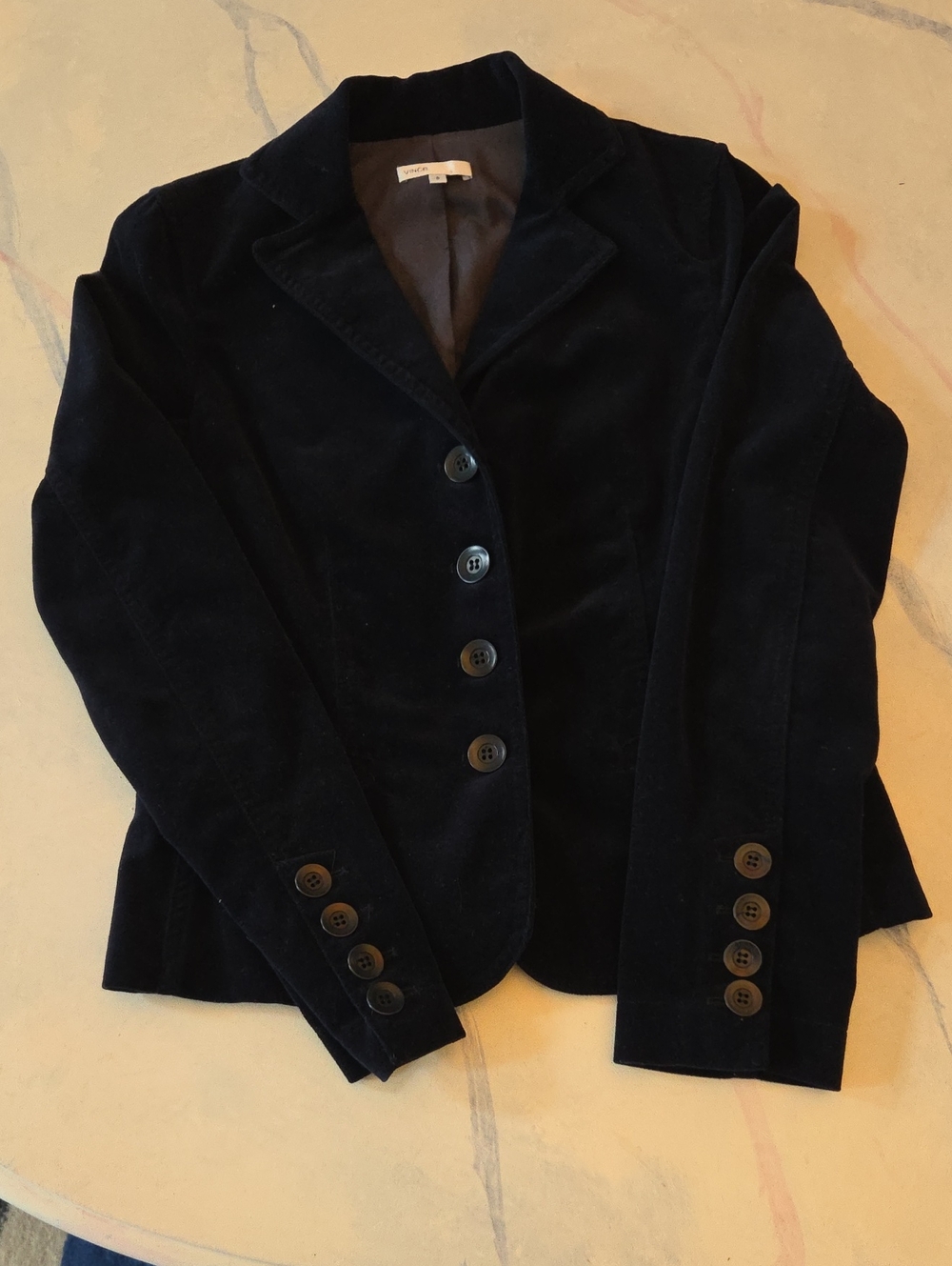 Vince Black Velvet Blazer